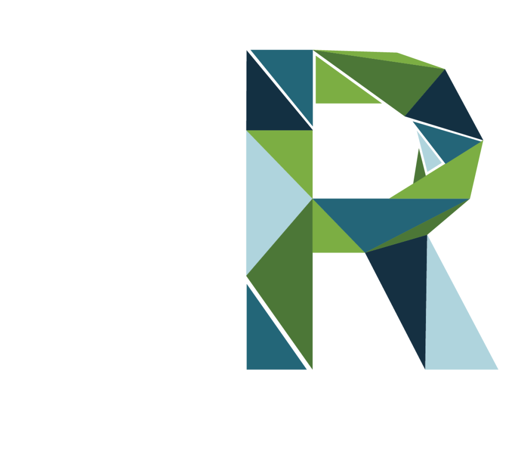 The letter R in geometric shapes | Kuda